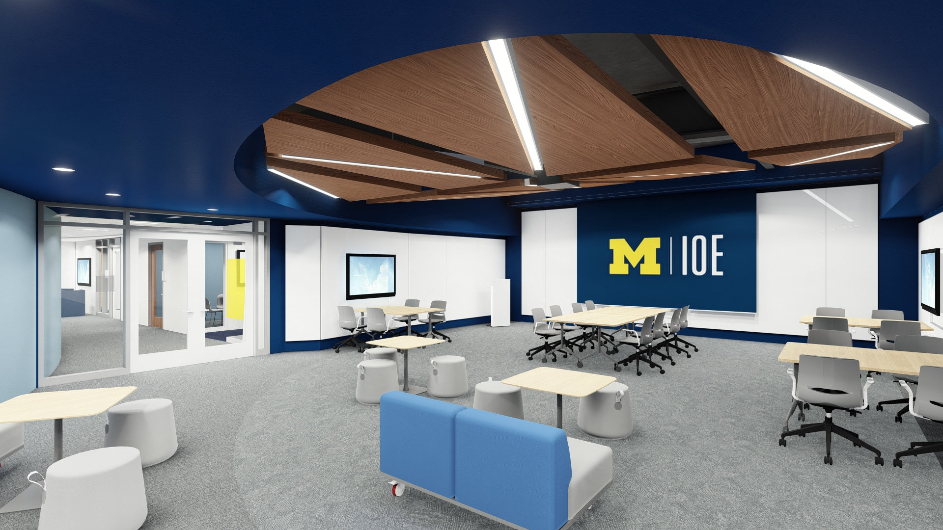 Engineered rendering of what the IOE Collaboration lab could look like