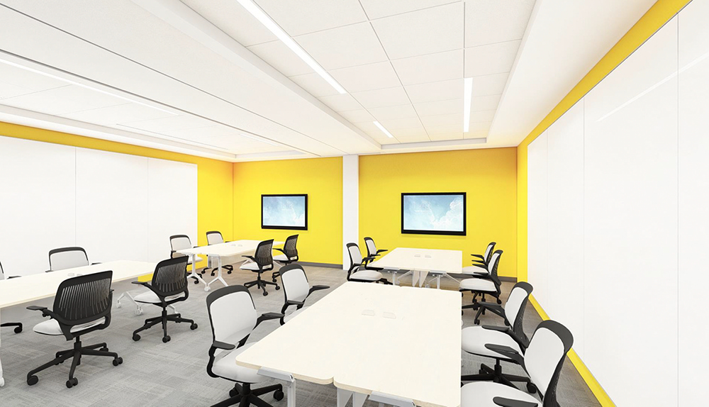 Engineered rendering of what the IOE Collaboration lab could look like