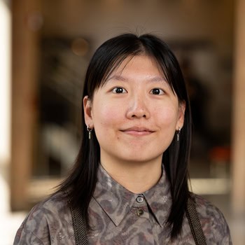 Yanru Guo smiles and poses for a portrait